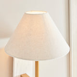 1 Light Wall, White Marble Backplate and Linen Shade (0711FAR120638)