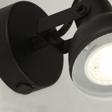 1 light Spotlight Wall Light - Black Metal (0194FOC1541BK)