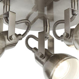 3 Light Round Spotlight - Satin Silver Metal (0194FOC1543SS)