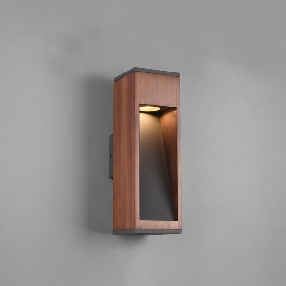 Outdoor Wall Lamp in Natural Wood IP44 (1542CAN2096)
