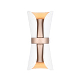 2 Light Wall Light in White / Coffee (1542COA218600231)