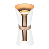 2 Light Wall Light in White / Coffee (1542COA218600231)