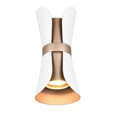 2 Light Wall Light in White / Coffee (1542COA218600231)
