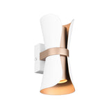 2 Light Wall Light in White / Coffee (1542COA218600231)