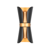 2 Light Wall Light in Black / Gold (1542COA218600280)