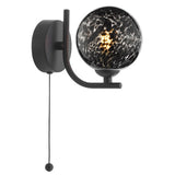 1 Light Wall Light Matt Black with Mix & Match Glass Options (0183CRA0722F)