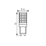 4W G9-NW LED 4000K NON DIMMABLE