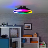 Colour Changing Fan 485 mm - RGB+CCT (1600BEN38034)