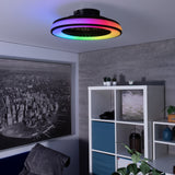 Colour Changing Fan 485 mm - RGB+CCT (1600BEN38034)