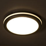 20W Black Flush 200mm IP65 LED Colour Changing (Indoor/Outdoor) (1600BEN38383)