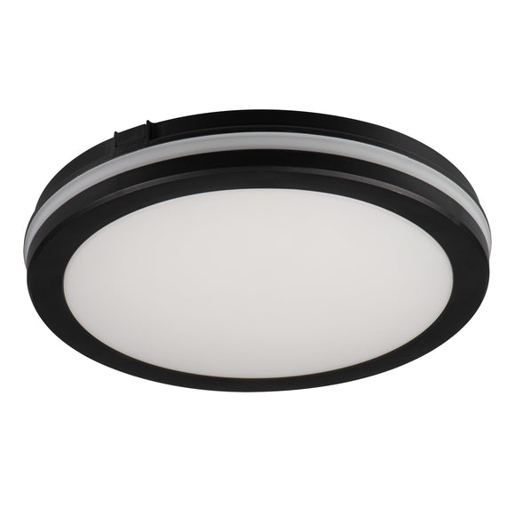 40W Black Flush 400mm IP65 LED Colour Changing (Indoor/Outdoor) (1600BEN38387)