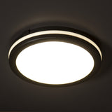 40W Black Flush 400mm IP65 LED Colour Changing (Indoor/Outdoor) (1600BEN38387)