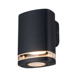 IP54 Outside Single Wall Light in Black (1600FAC38884)