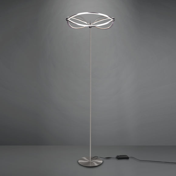 LED Integrated Floor Lamp Matt Nickel (1542CHA421210107)