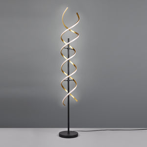 LED Integrated Gold Floor Lamp with Adjustable White Light Colour (1542SEQ441810208)