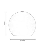Non Electric Open Ball Clear Glass (1284GRA4486NECL)