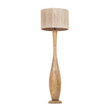 1 Light Wooden Floor Lamp with Natural Jute Shade (1542TOB467200130)