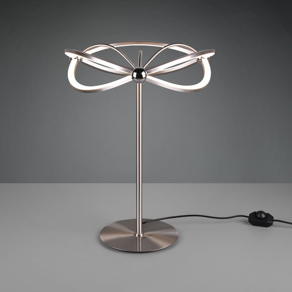 LED Integrated Table Lamp Matt Nickel (1542CHA521210107)