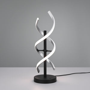 LED Integrated Table Lamp with Adjustable White Light Colour - Brushed Aluminium (1542SEQ541810205)