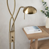 Mother & Child Task Floor Lamp - Antique Brass (0711MONAN)