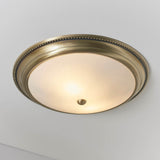 2 Light Flush in Antique Brass (0711ATL91121)