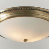 2 Light Flush in Antique Brass (0711ATL91121)