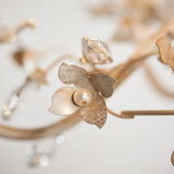 5 Light Chandelier in Cream with Brushed Gold effect (0711LUL5CR)