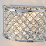 Crystal and Chrome Wall Light (0711HUD2WBCH)