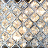 Crystal and Chrome Wall Light (0711HUD2WBCH)