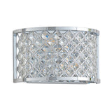Crystal and Chrome Wall Light (0711HUD2WBCH)