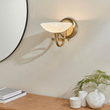 1 Light Wall Light in Antique Brass (0711CAG1WBAB)