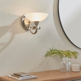 1 Light Wall Light in Satin Chrome (0711CAG1WBSC)