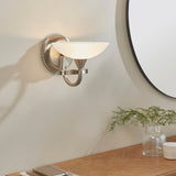 1 Light Wall Light in Satin Chrome (0711CAG1WBSC)