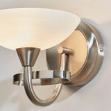 1 Light Wall Light in Satin Chrome (0711CAG1WBSC)