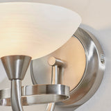 1 Light Wall Light in Satin Chrome (0711CAG1WBSC)