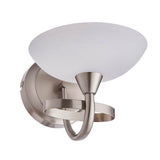 1 Light Wall Light in Satin Chrome (0711CAG1WBSC)