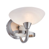 1 Light Wall Light in Satin Chrome (0711CAG1WBSC)