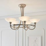 5 Light Semi Flush in Satin Chrome (0711CAG5SC)