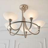 5 Light Semi Flush in Satin Chrome (0711CAG5SC)