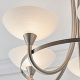 5 Light Semi Flush in Satin Chrome (0711CAG5SC)