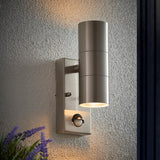 Outdoor Wall Light PIR - Stainless Steel IP44 (0711CAN40062)