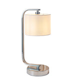 Touch Table Lamp - Polished Chrome with White Shade (0711CANTLCH)