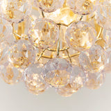 2 Light Flush finished in Brass with clear acrylic detailing (0711FARBP)