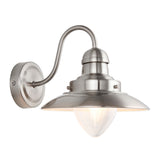 Outdoor Wall Light in Satin Nickel (0711MEN60800)