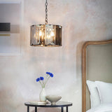 4 Light Pendant with Bevelled Smoked Glass (0711CLO61281)