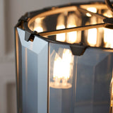 4 Light Pendant with Bevelled Smoked Glass (0711CLO61281)