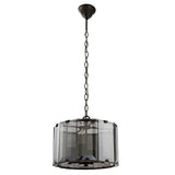 4 Light Pendant with Bevelled Smoked Glass (0711CLO61281)