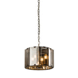 4 Light Pendant with Bevelled Smoked Glass (0711CLO61281)