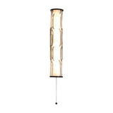 Bathroom Wall Light 33cm Matt Black With Rippled Glass (0483VIB01BK)