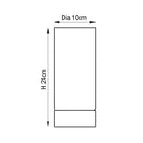 Touch Table Lamp - Brushed Nickel with Matt Opal Shade (0711DAR67517)